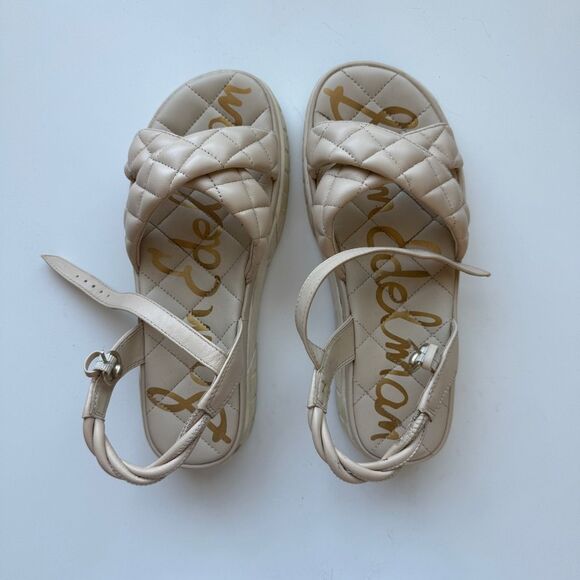 EUC Sam Edelman Gavril Quilted Sandal, Women’s 8.5 - Picture 2 of 6